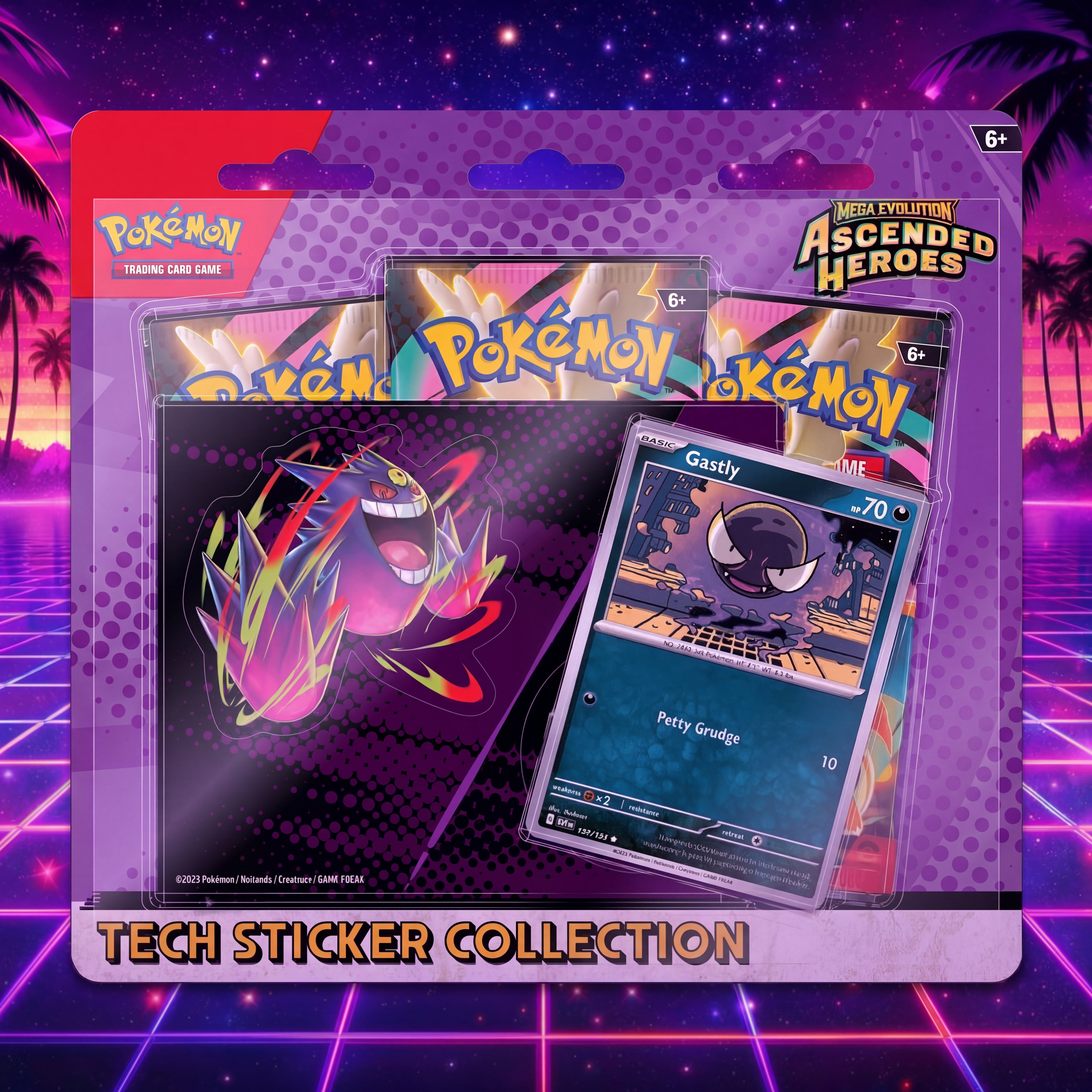 Ascended Heroes 3 pack tech sticker collection.