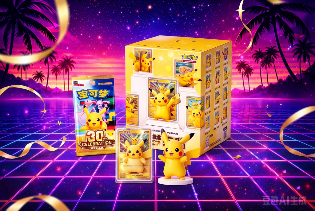 Chinese 30th Celebration Pikachu blind box