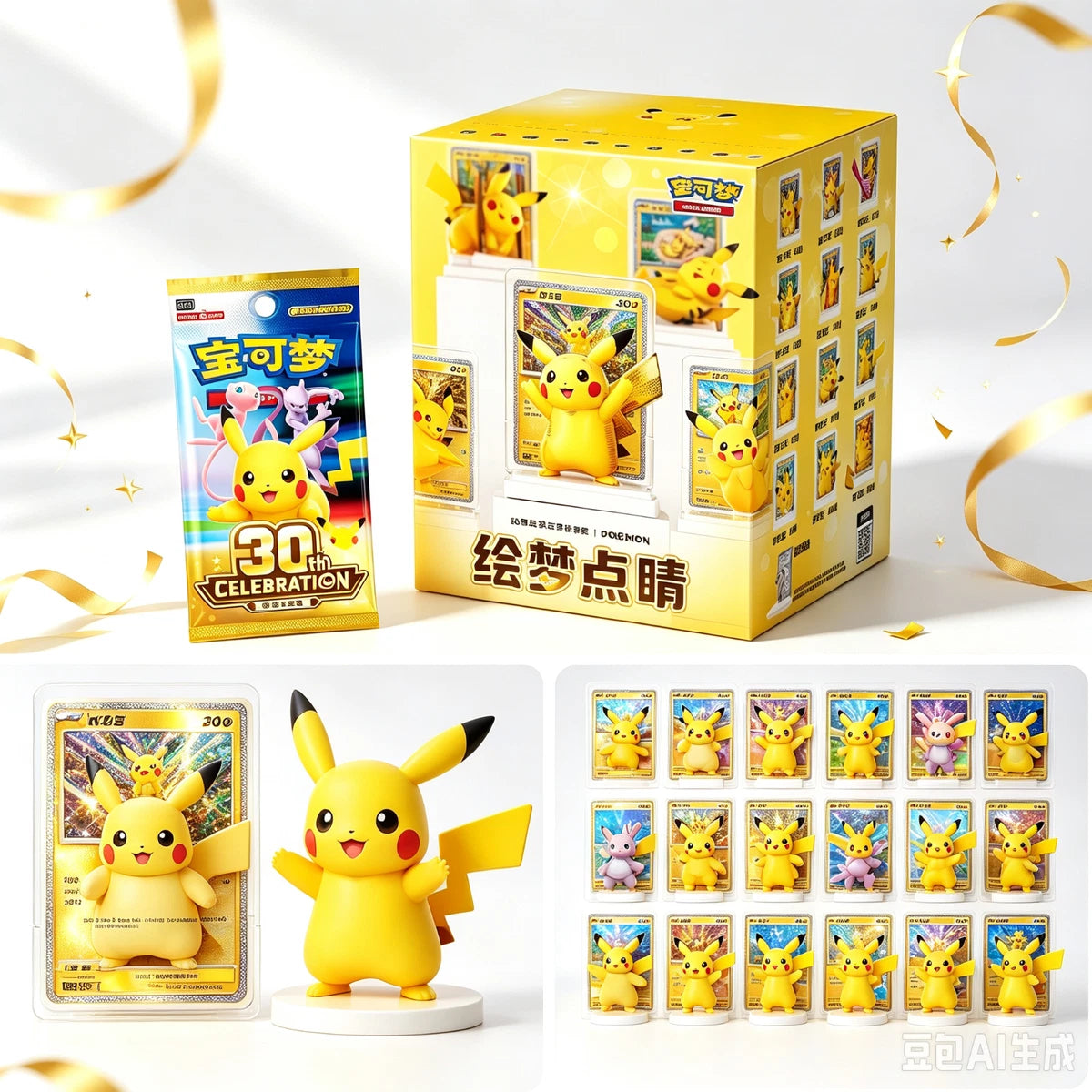 Chinese 30th Celebration Pikachu blind box